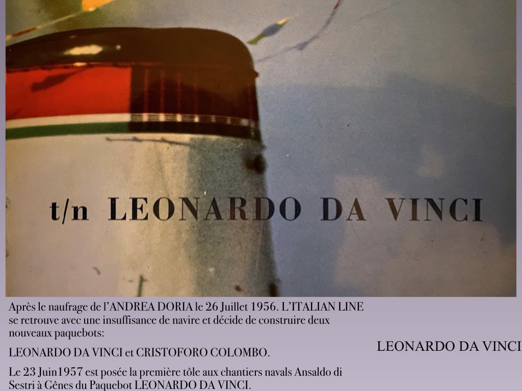 PAQUEBOT DE LEGENDE LEONARDO DA VINCI.001