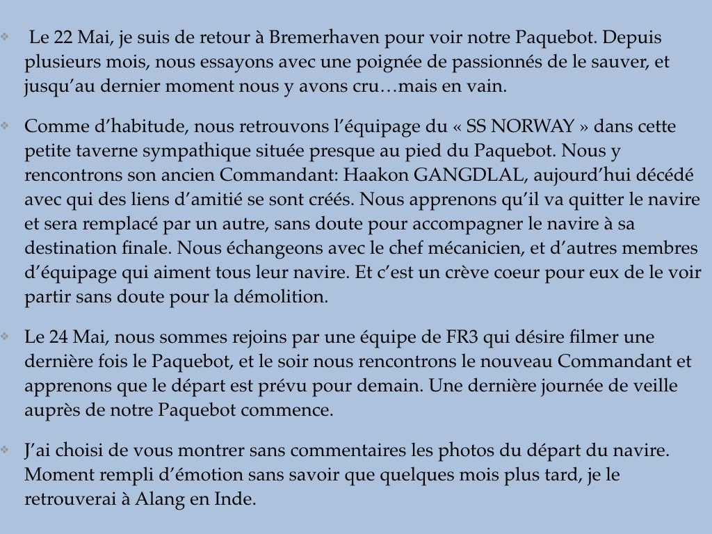 REPORTAGE-25 MAI 2005-DERNIER DÉPART DU SS NORWAY BREMERHAVEN..002