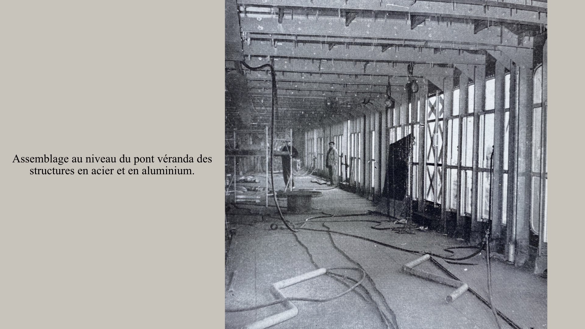PAQUEBOT DE LÉGENDE-CONSTRUCTION DU SS FRANCE..021