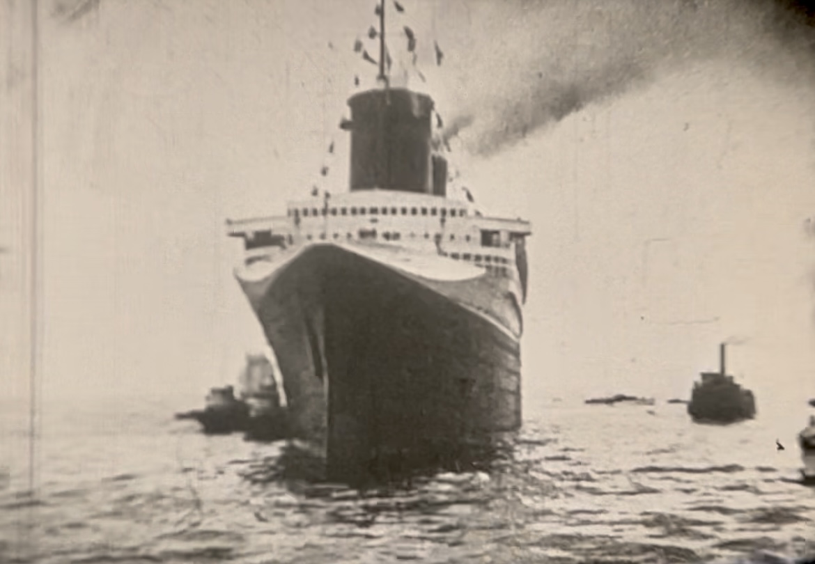 #php.03293 Photo PAQUEBOT SS NORMANDIE GENERALE TRANSATLANTIQUE LE HAVRE 1935 